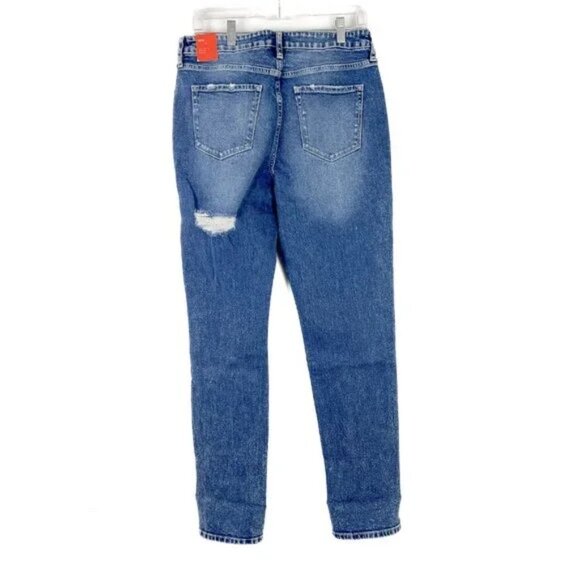 NWT Stitch Fix Nature Denim London High Rise Mom Jeans Distressed Size 4 27 NEW - Picture 5 of 10
